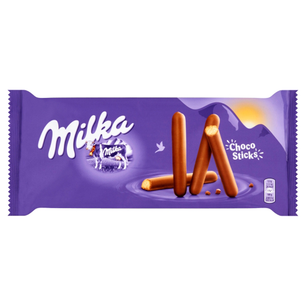 Печенье Milka Choco Lila Stix палочки в шоколаде 112 гр
