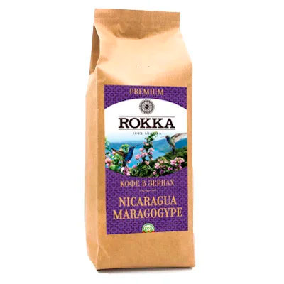 Кофе Rokka Марагоджип Никарагуа 100% Арабика зерно 1кг - фото 1