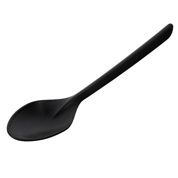 Ложка столовая пластиковая Metro Professional черная 165 мм, 50 шт