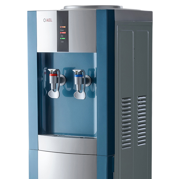 Кулер AEL LD-AEL-47с маренго/серебристый (шкафчик 10 литров)