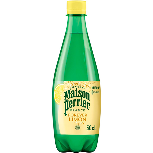 Вода Perrier со вкусом лимона 0.5 литра, газ, пэт, 24 шт. в уп.
