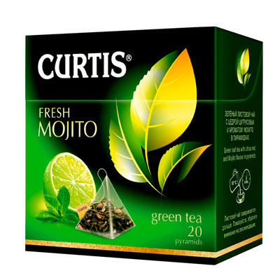 Чай зеленый Curtis Fresh Mojito 20 пир