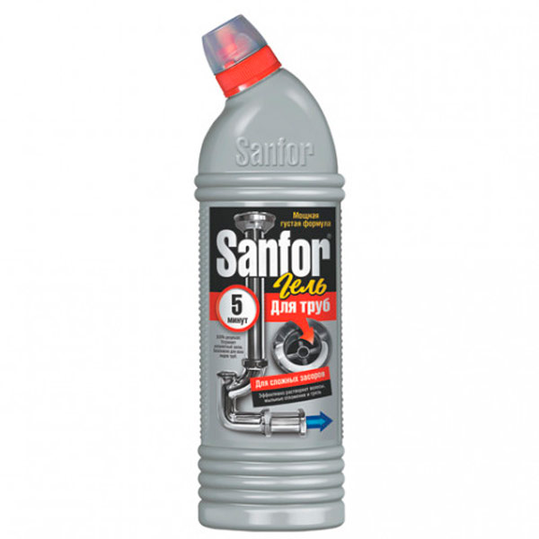 Гель для удаления засоров Sanfor 1 литр - фото 1