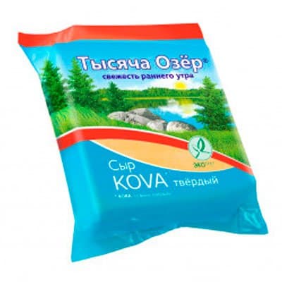 Сыр Тысяча Озер Kova 45% 240 гр