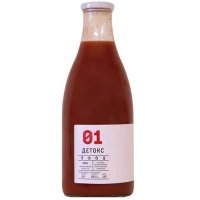 Сок Детокс №01 Морковь Томат Свекла 1 литр, стекло