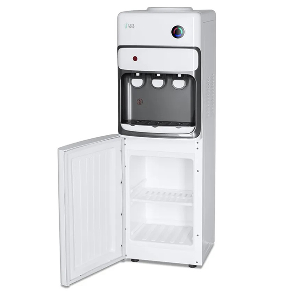 Кулер Ecotronic K30-LCE белый/серый (шкафчик 16 литров)