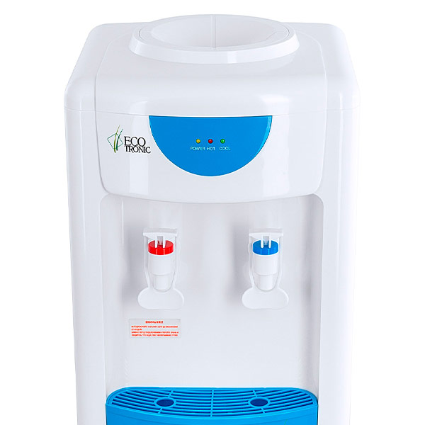 Кулер Ecotronic V14-LE XS белый/голубой