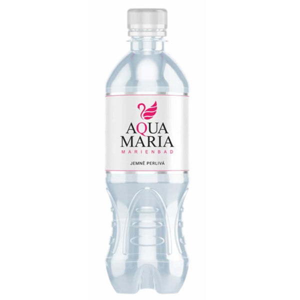 Вода Aqua Maria минеральная 0.5 литра, газ, пэт, 12 шт. в уп.