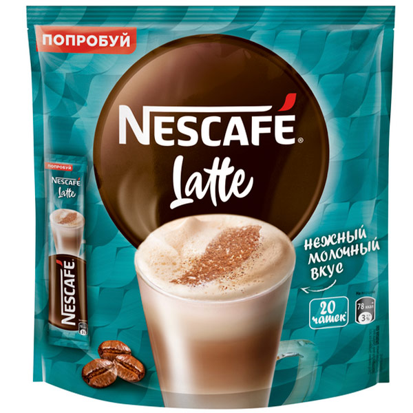 Nescafe / Нескафе Classic Latte растворимый 3 в 1, 20 х 18 гр