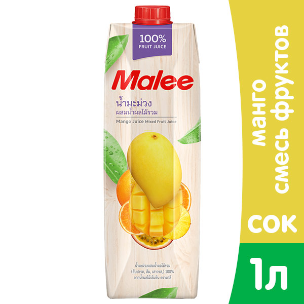 Сок Malee / Мали манго и смесь фруктов 1л (12шт)