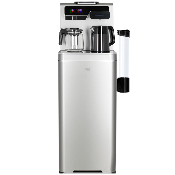 Кулер с чайным столиком Тиабар Ecotronic TB44-LE серебристый (шкафчик 7 литров)