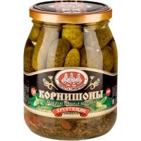Корнишоны Скатерть-Самобранка маринованные 720 гр