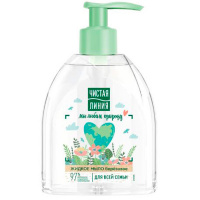 Жидкое мыло Чистая Линия Березовое для всей семьи 520 мл