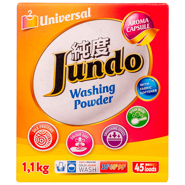 Стиральный порошок Jundo универсальный 1,1 кг
