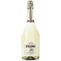 Вино безалкогольное Бруни Зеро (Bruni Zero) игристое белое 0.75 литра, стекло