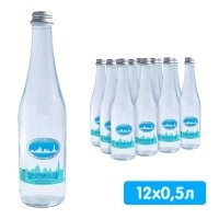 Вода Серафимов Дар 0,5 литра, без газа, стекло, 12 шт. в уп.