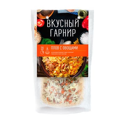 

Вкусный гарнир Плов с овощами 200 гр