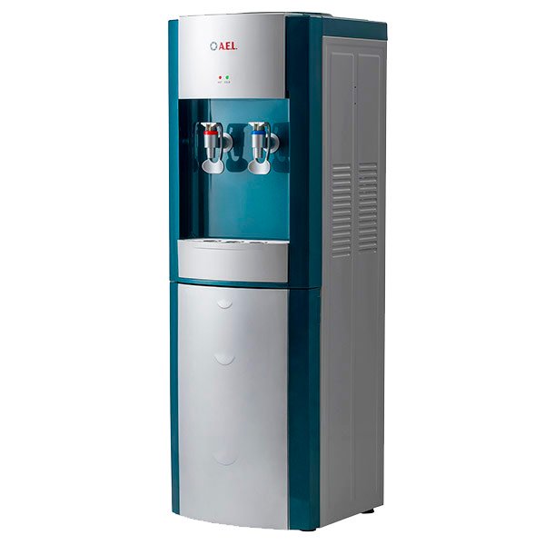 Кулер AEL LD-28 C маренго/серебристый (шкафчик 13 литров)