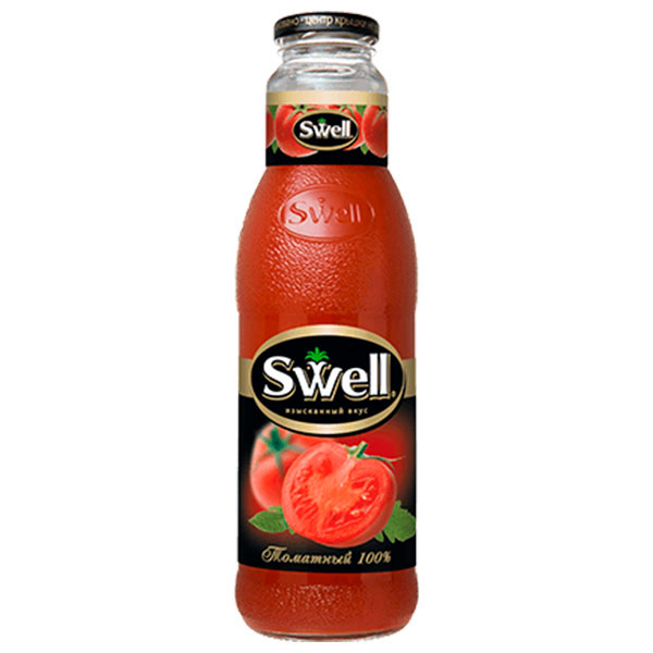 Томатный сок Swell / Свелл 0,75 литра, 6 шт. в уп.