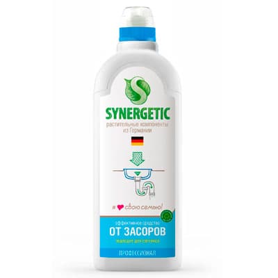 Средство для чистки труб от засоров Synergetic 1 литр