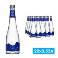 Природная вода Baikal Pearl / Жемчужина Байкала 0.53 литра, без газа, стекло, 20 шт. в уп.