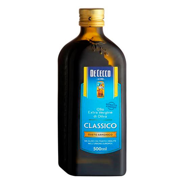Масло оливковое De Cecco Еxtra virgin 100% 500 мл