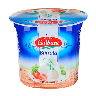 Сыр Galbani Burrata моцарелла мини 50% БЗМЖ 200 гр