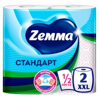 Бумажные полотенца Zemma XXL Декор с рисунком 2х-слойные (2 шт)
