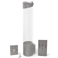 Стаканодержатель Ecotronic, 70ст, на шурупах, серый