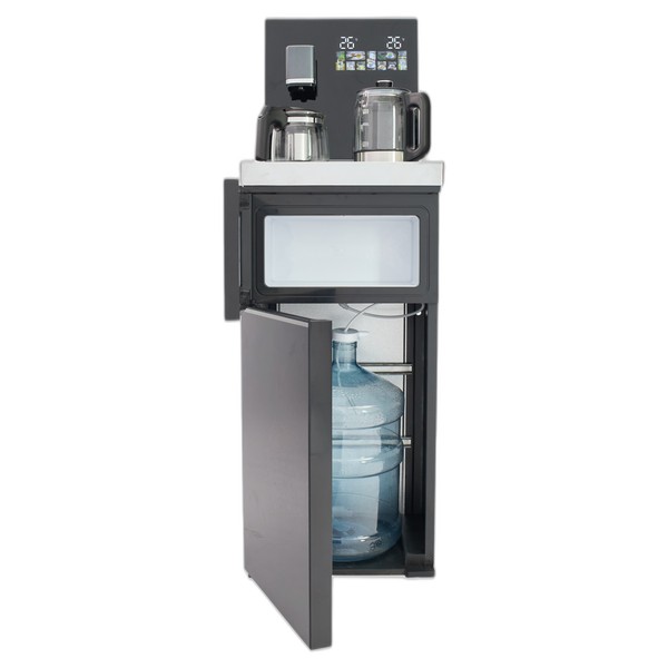 Кулер с чайным столиком Тиабар Aqvido BQ-20D серый