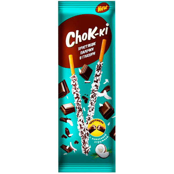 Палочки в глазури Altey Choki-ki с кокосом 40 гр