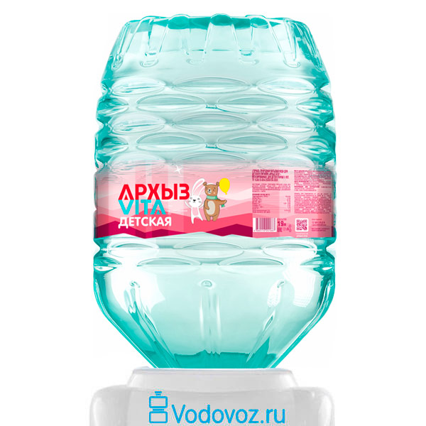 Вода Архыз VITA Детская 0+ 19 литров в одноразовой таре