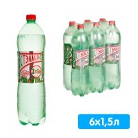 Вода Stelmas Zn Se I Cr 1.5 литра, газ, пэт, 6 шт. в уп.