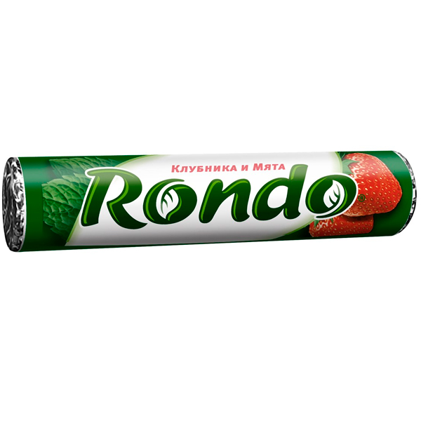 Конфеты освежающие Rondo клубника и мята 30 гр