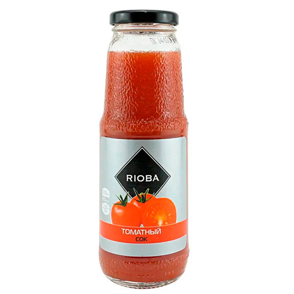 Томатный сок Rioba с солью 0,25 литра, 8 шт. в уп.