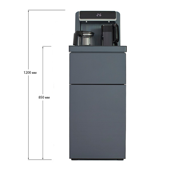 Кулер y с чайным столиком Тиабар Aqvido BQ-2D серый Кулер y с чайным столиком Тиабар Aqvido BQ-2D серый