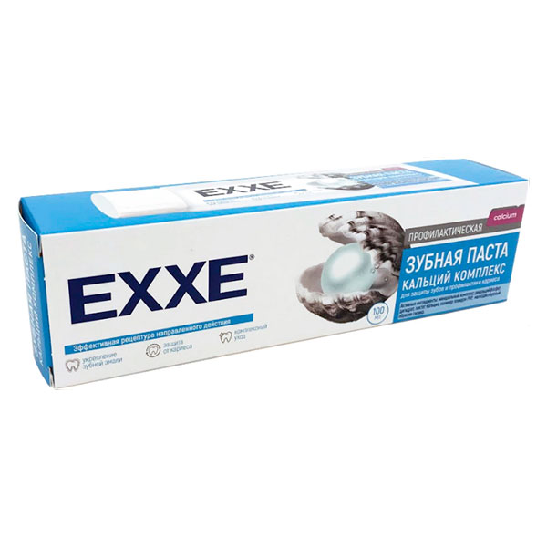 Зубная паста EXXE кальций комплекс 100 мл - фото 1