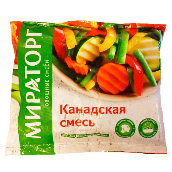 Смесь овощная Мираторг Канадская замороженная 400 гр