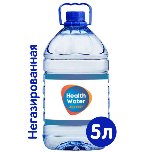 Вода Health Water Active+ 5 литров, 2 шт. в уп.