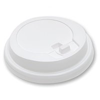 Крышки к стаканам одноразовые Протек белые 90 мм 100 шт. в уп.