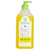Средство для мытья посуды Synergetic лимон биоразлагаемое 500 мл.
