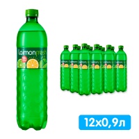 Напиток Лаймон Фрэш Макс / Laimon Fresh Max мята-лайм-лимон 0.9 литра, среднегазированный, пэт, 12 шт. в уп.