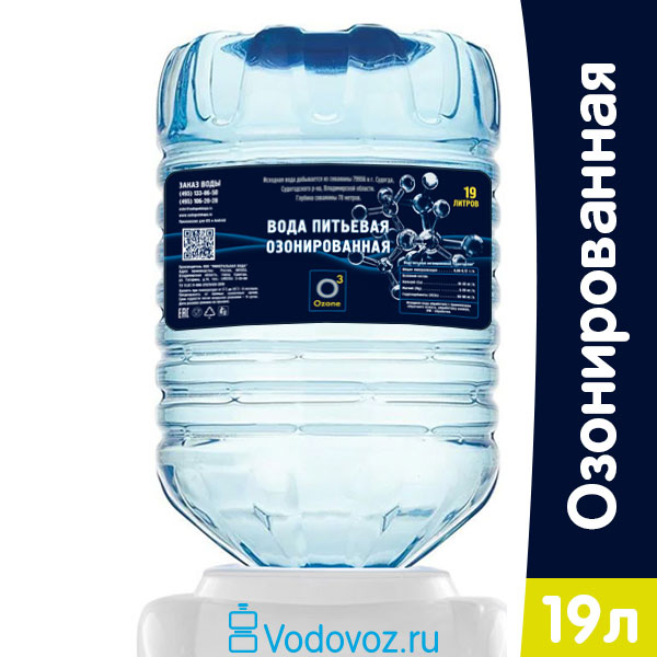 Вода Судогодская озонированная 19 литров в одноразовой таре - фото 1