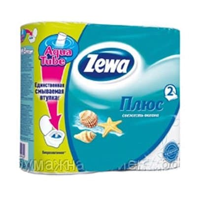 Туалетная бумага Zemma Плюс свежесть океана 2 слоя (4шт.)