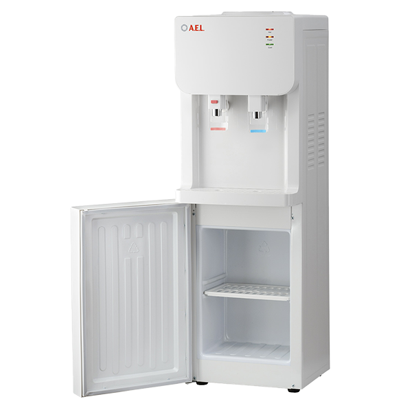 Кулер AEL LD-AEL-18c белый (шкафчик 11 литров) с электронным охлаждением