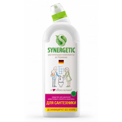 Средство для чистки сантехники Synergetic 1 литр