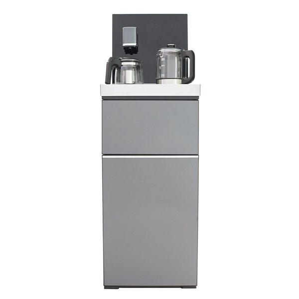 Кулер с чайным столиком Тиабар Aqvido BQ-20D серый