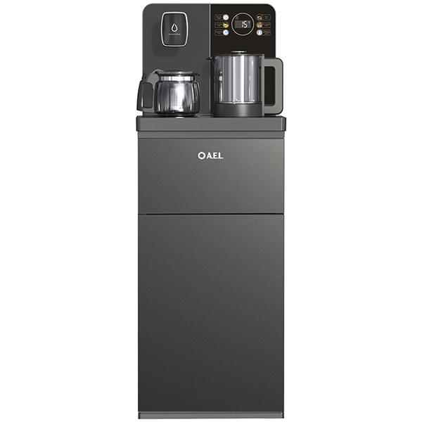 Кулер с чайным столиком Тиабар AEL LD-AEL-TB83a темно-серый (шкафчик 3 литра)