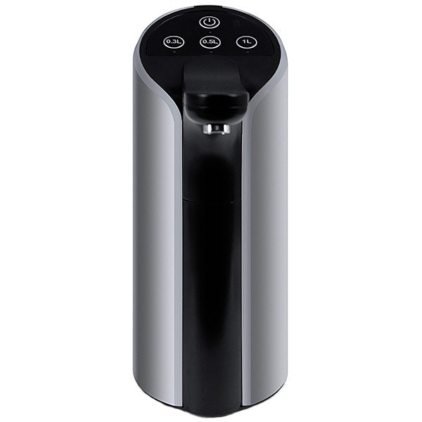 Помпа Ecotronic PLR-220 silver электрическая на аккумуляторе от USB-адаптера для 19л бутылей