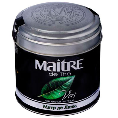 Чай Maitre де Люкс зеленый 65 гр
